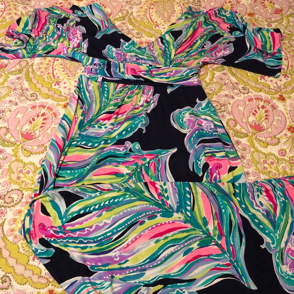 EUC Lilly Pulitzer Parigi Maxi Dress Size Medium